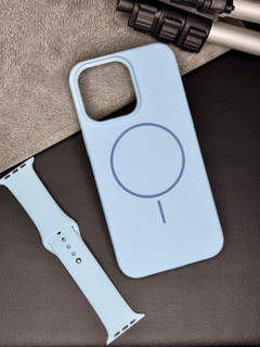 قاب سیلیکون مگسیف و بند اپل واچ iPhone 15/16 PROMAX